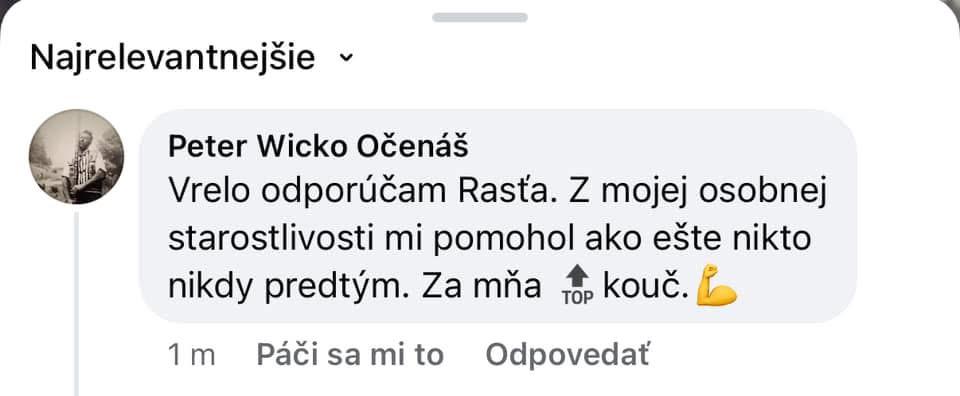 Peter Wicko Očenáš — vrelo odporúčam Rasťa