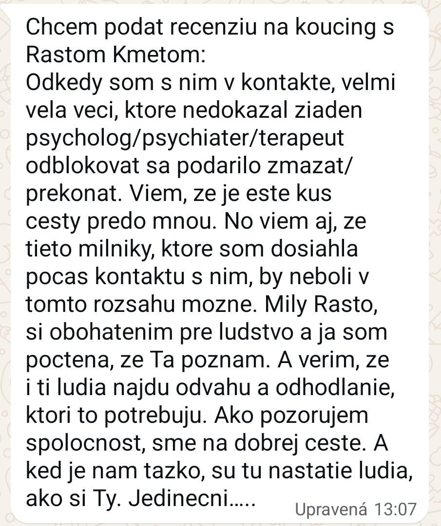 Recenzia — odblokovanie toho, čo iní terapeuti nedokázali